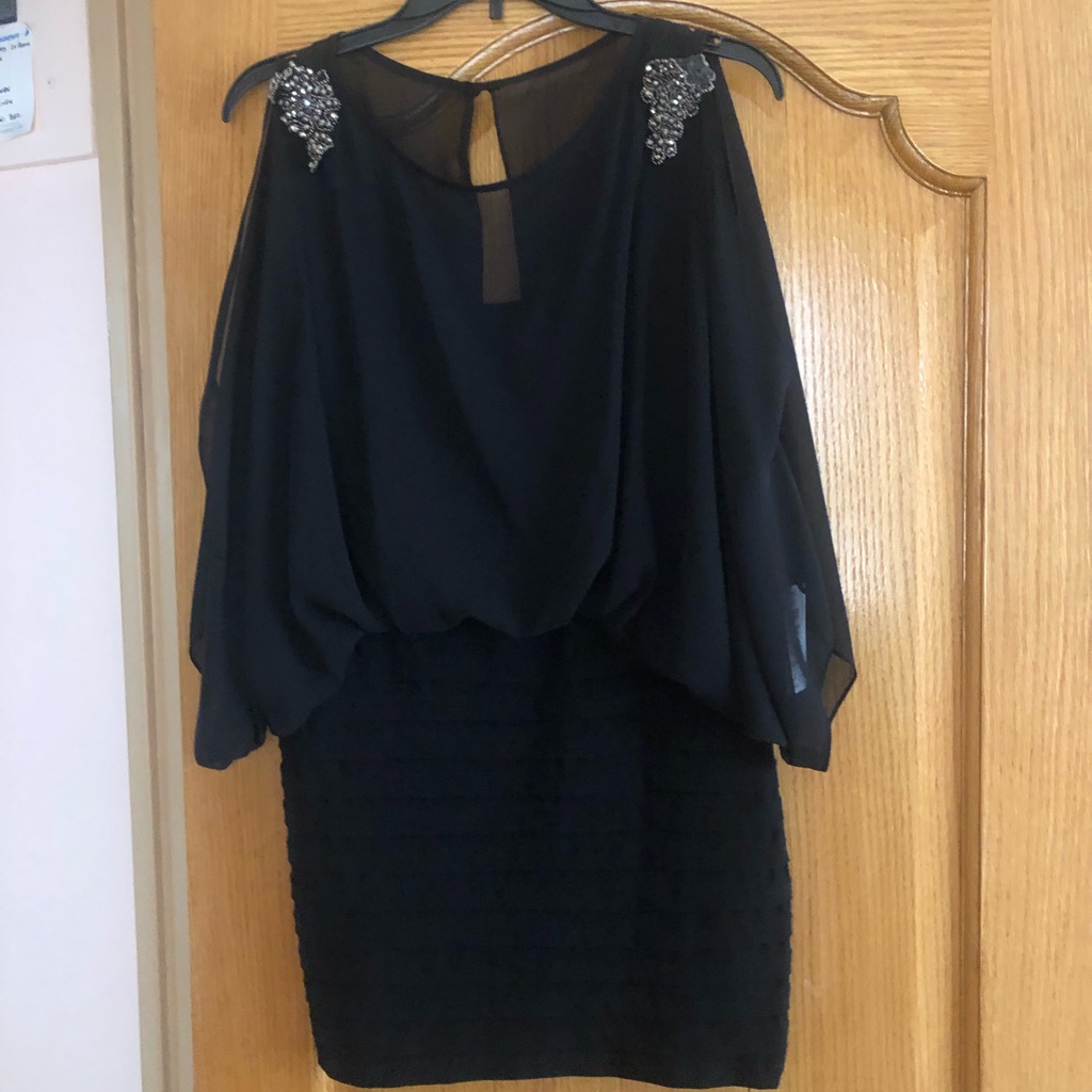Nwt Cache Black Dress Size 6